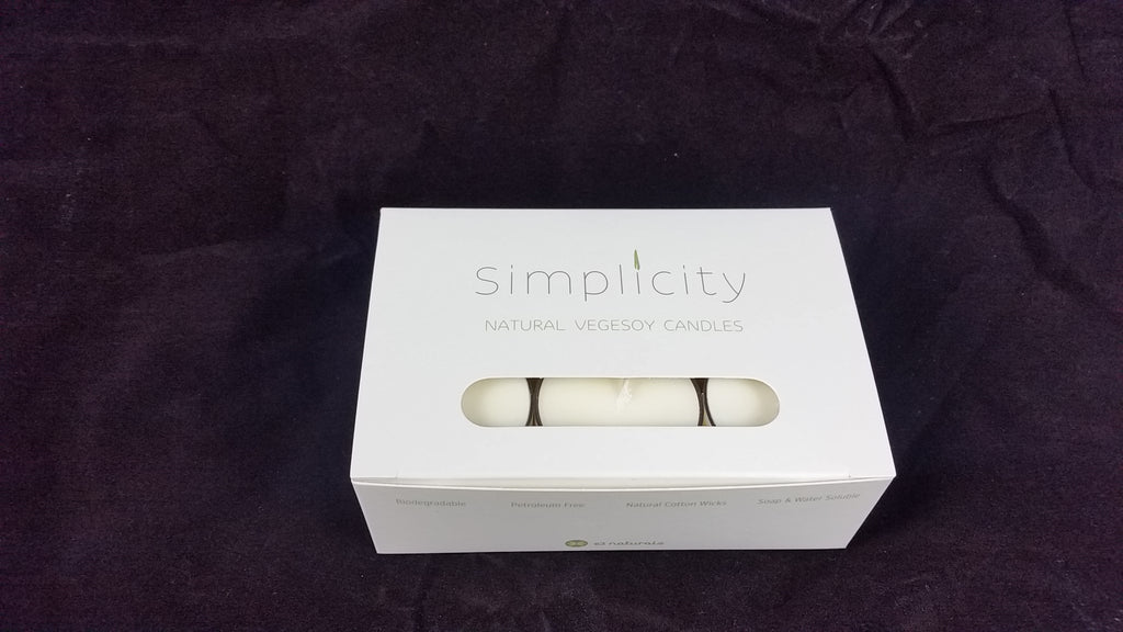 SIMPLICITY CANDLES TEALIGHTS (pack of 6)