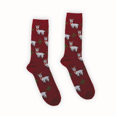 Festive Alpaca Socks Assorted