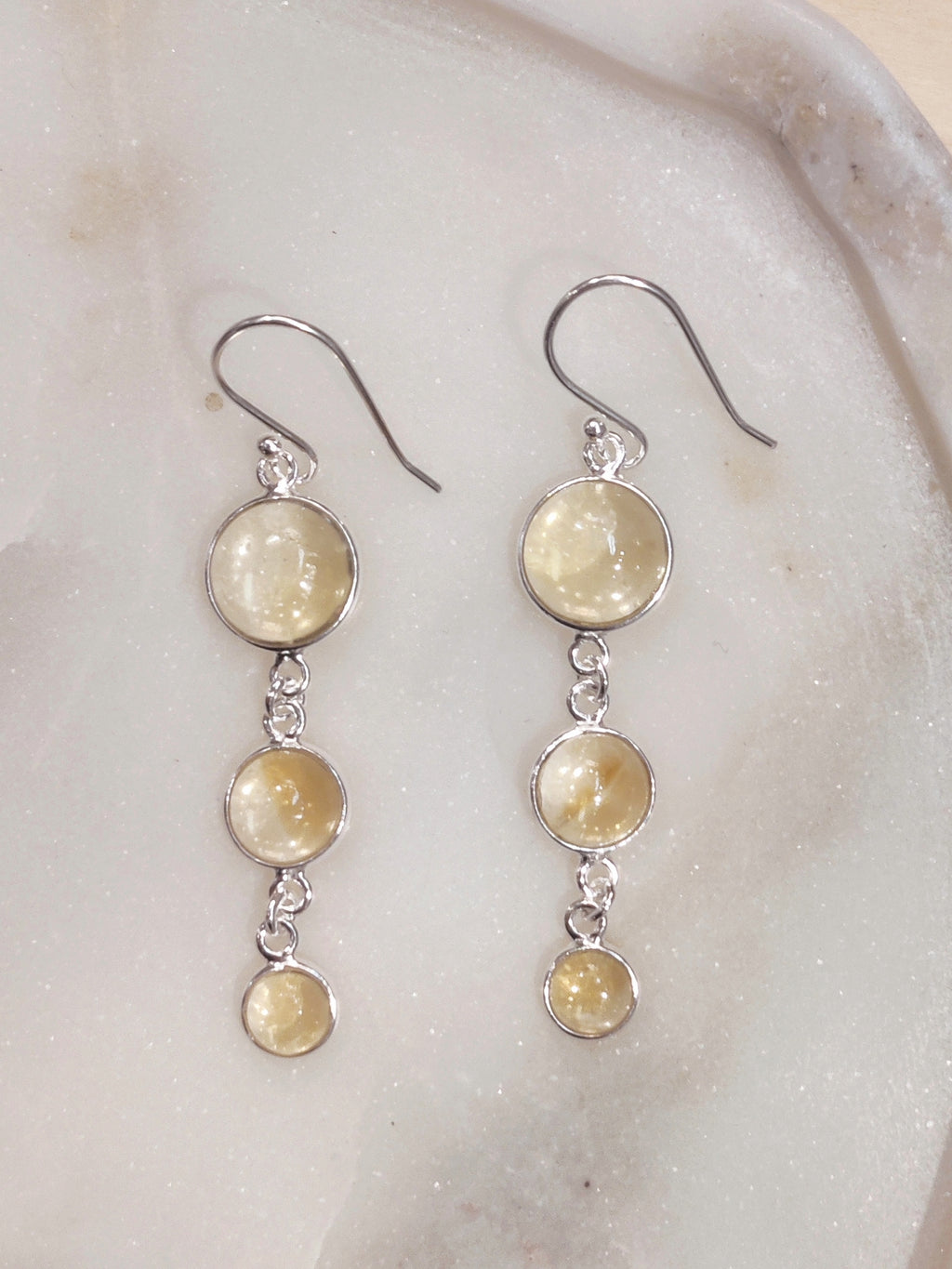 STERLING SILVER HANGING EARRINGS