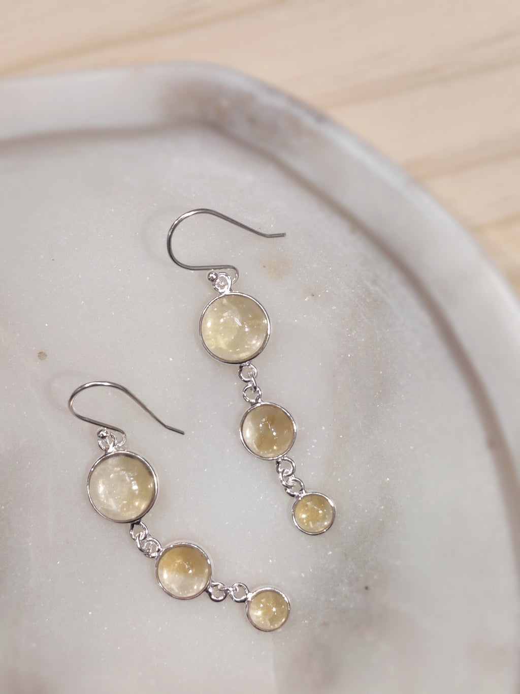 STERLING SILVER HANGING EARRINGS