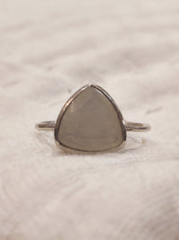 MOTHER OF PEARL STERLING SILVER RING