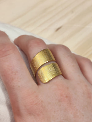 GOLD VERMEIL WRAP RING