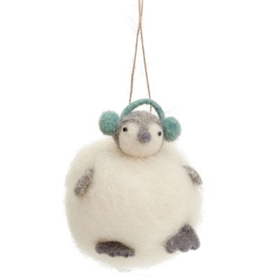 Snowball Penguin Ornament