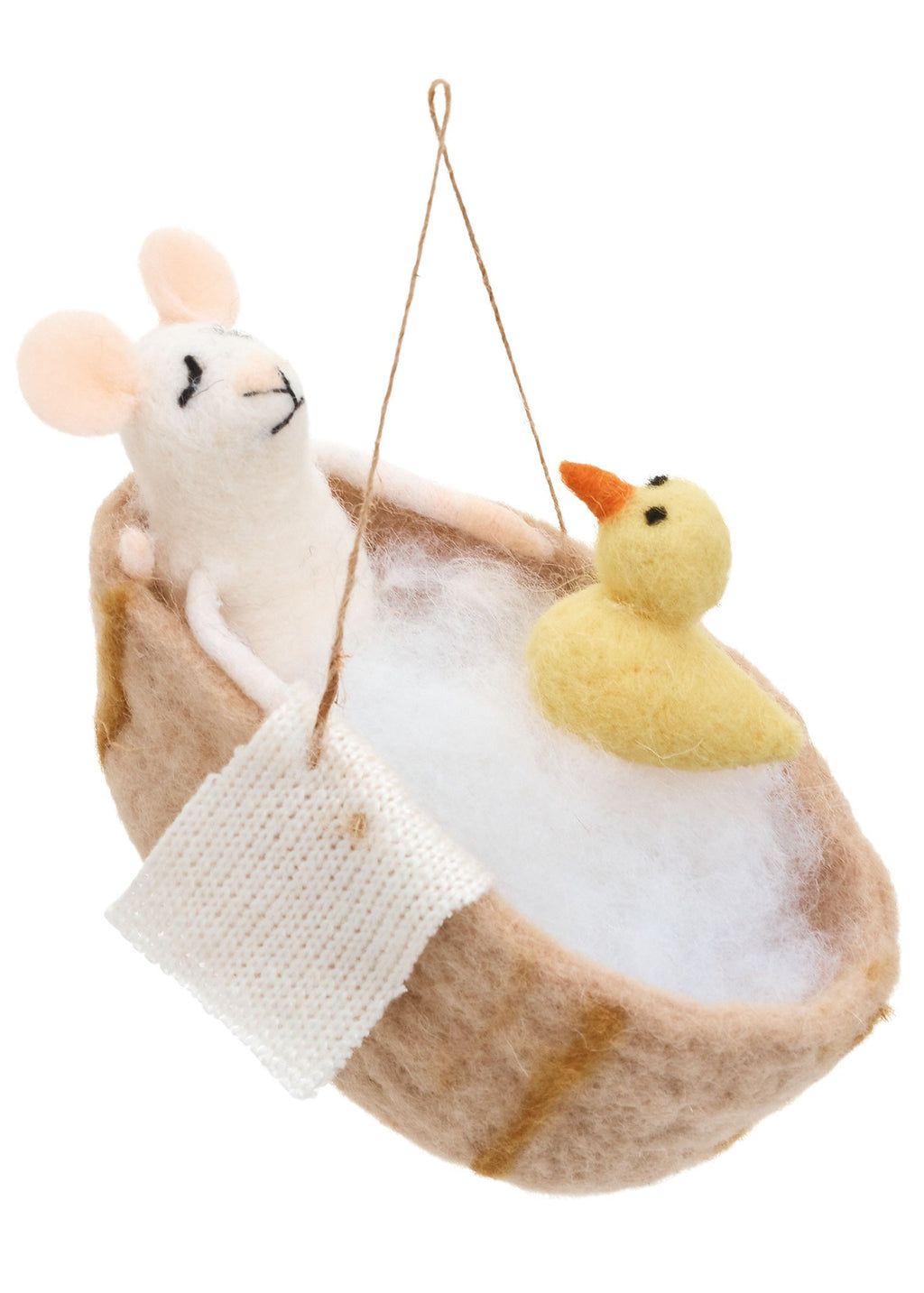 MOUSE ORNAMENT with DUCK