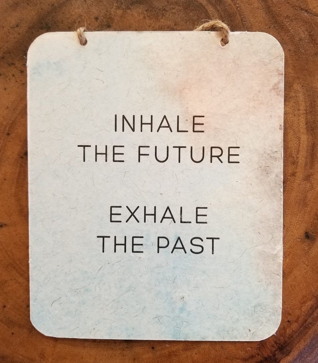 INHALE THE FUTURE, EXHALE THE PAST